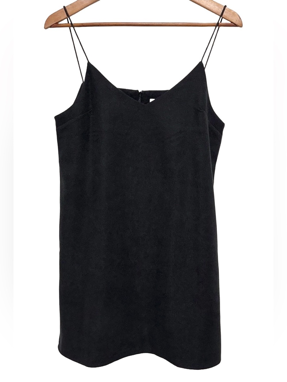 CHILI KOKO Black Slip Dress Minimalist 90s Clean Girl Quiet Luxury